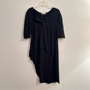 Rocks & Indigo | Hi Low Short Sleeve Blouse 100%Cotton